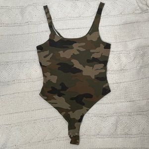 GARAGE- Camo tank/body suit 💚🤎